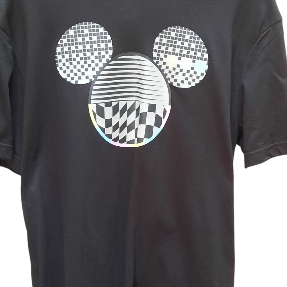 Disney Mickey Mouse Robot Black T-Shirt Unisex - Picture 7 of 8
